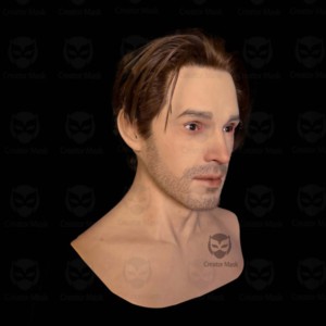 Máscara de Disfraz de Halloween de Silicona Realista de Alta Calidad, Máscara Facial Completa Masculina para Cosplay, Fiesta, <span class=keywords><strong>Carnaval</strong></span>, Día de los Inocentes - Product Image 4