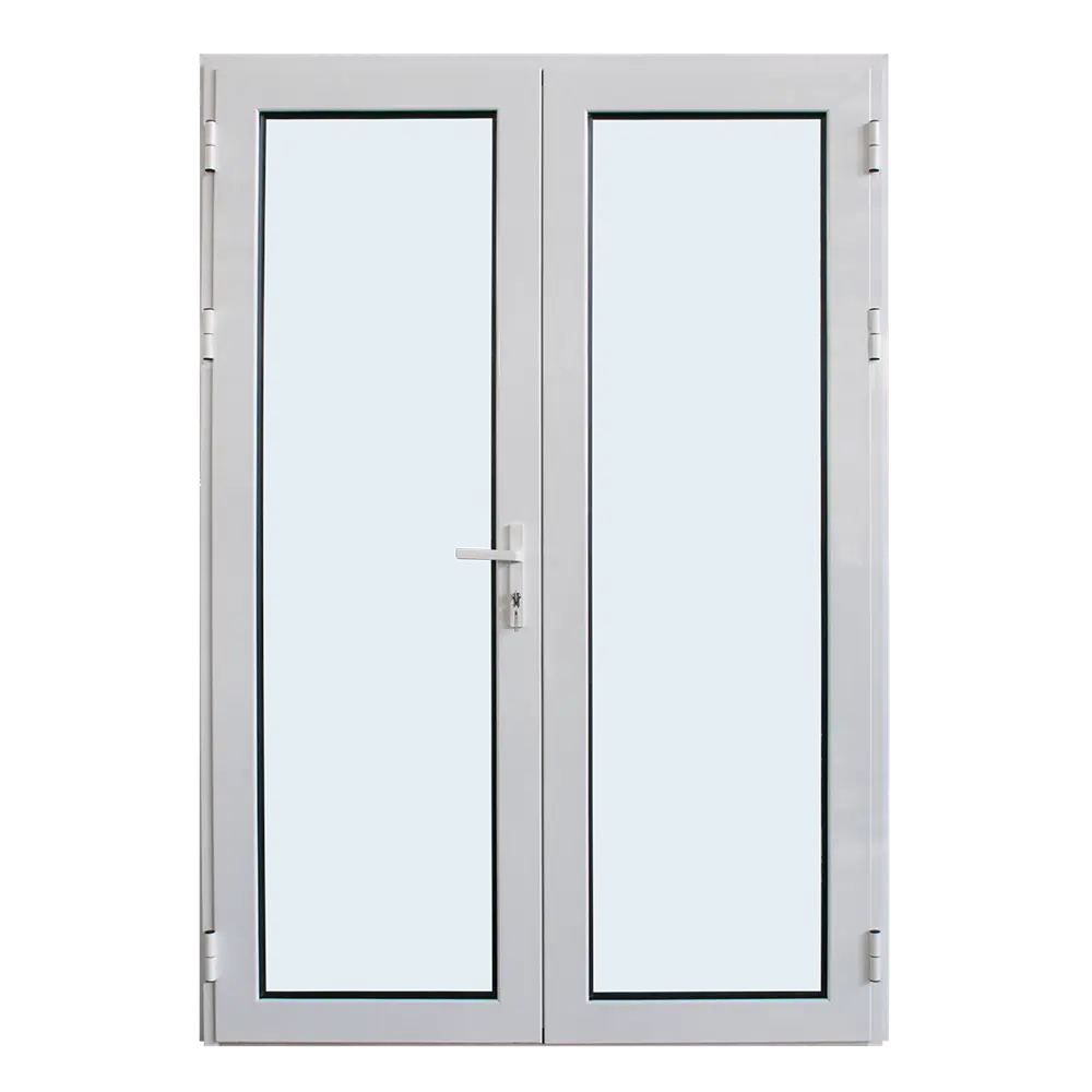 Puerta abatible doble de aluminio para uso comercial, puertas francesas con bisagras de aluminio con estándar AS2047 AU