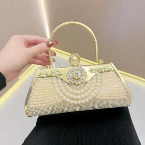 Nouveau Sac de Soirée Carré Tendance pour Femme, Incrusté de Strass, Portable, à Bandoulière Chaîne, Prêt à Expédier, Commande Mixte en Gros - Product Image 2