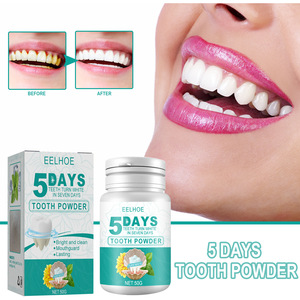 Forte efficace enlever les taches de dents enlever les taches de fumée blanchissant la poudre dentaire pour les soins dentaires - Product Image 5