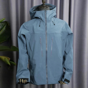 <span class=keywords><strong>Giacca</strong></span> a vento in poliestere leggero di alta qualità impermeabile e resistente all'acqua <span class=keywords><strong>giacca</strong></span> da <span class=keywords><strong>uomo</strong></span> per la protezione antipioggia da viaggio - Product Image 4