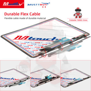 กระจกทัชสกรีนของฉันมี OCA สำหรับ <span class=keywords><strong>iPad</strong></span> <span class=keywords><strong>Pro</strong></span> 9.7 Gen 2016 <span class=keywords><strong>A1674</strong></span> A1673 A1675สีดำสีขาวแผงดิจิไทเซอร์หน้าจอสัมผัส - Product Image 4