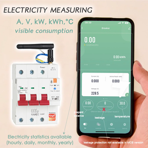 API Tuya WiFi Smart Circuit Breaker with Metering Smart Life Remote <b>Control</b> Automatic <b>Wireless</b> Interrupter Reclosing <b>Switch</b> - Product Image 3