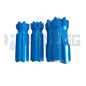 Top Hammer Rock Tungsten Carbide Retractable Drill Thread Button Bit Drill Bit For Tunneling