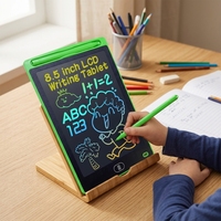 Tablette d'écriture LCD 8,5 pouces, planche à dessin électronique, bloc-notes monochrome, tablette d'apprentissage portable pour enfants