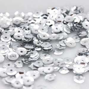 4Mm Để 15Mm May Dệt Sequins Wedding Dress Trang Phục Thủ Công Trang Trí Sáng Bóng Colourful Số Lượng Lớn Lỏng Lõm Cup PVC Sequins - Product Image 4