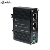 Injecteur PoE industriel en gros 2.5G 802.3bt 95W adaptateur industriel d'injecteur Ethernet de puissance de Rail Din 12 ~ 48V entrée cc extérieure