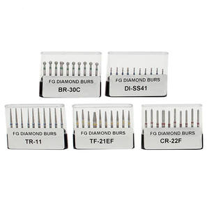 Frese diamantate dentali Precise multiuso FG lucidatura dei denti punta ad alta velocità fresa diamantata - Product Image 2