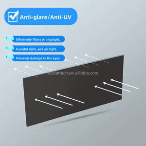 Lente de <span class=keywords><strong>cristal</strong></span> de seguridad de lente de soldadura negra Din 11/12 de alta calidad para suministros de soldadura y soldadura - Product Image 3