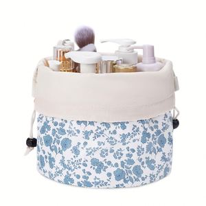 Drawstring Makeup Bag Large Cosmetic Bag Cute Make up Bags Toiletry Bag - Product Image 2