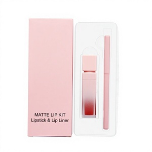MLM Matte <b>Lip</b> Kit Lipgloss And Lipstick Set With Vitamin E Waterproof <b>Lip</b> Liner Long Lasting Cruelty Free <b>Lip</b> Combo set Cosmetic - Product Image 1