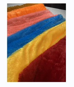 Doux 100% Polyester velours <span class=keywords><strong>fausse</strong></span> <span class=keywords><strong>fourrure</strong></span> PV Peluche Velours Tissu peluche fournisseurs de tissu jouet - Product Image 2