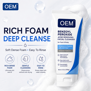 โฟมล้างหน้าเบนโซอิลเปอร์ออกไซด์ 10% สำหรับ<span class=keywords><strong>รักษา</strong></span><span class=keywords><strong>สิว</strong></span> สูตรเข้มข้นพิเศษ สำหรับผิวหน้าและผิวกาย - Product Image 3
