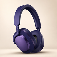 Casque audio supra-auriculaire à marque privée, confortable, extensible, réglable, pliable, son stéréo clair, portable