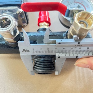 Repuestos para Compresores <span class=keywords><strong>de</strong></span> Aire, Accesorios para Compresores <span class=keywords><strong>de</strong></span> Aire, Conjunto <span class=keywords><strong>de</strong></span> Interruptor <span class=keywords><strong>de</strong></span> Presión con Manómetro, Soporte y Válvula <span class=keywords><strong>de</strong></span> Bola - Product Image 6
