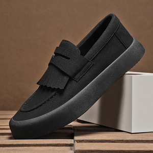 Chaussures de marche décontractées et tendance pour hommes, en maille respirante, grandes tailles 39-44, style gentleman, baskets en PU, printemps-été - Product Image 2