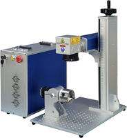 JPT MOPA M7 Couleur Fiber Laser Split Machine de Marquage Gravure sur Métal Acier Aluminium Bijoux Collier