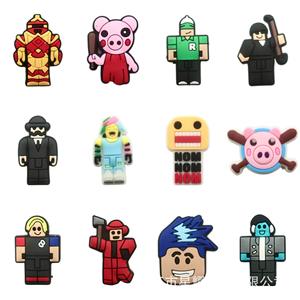 อุปกรณ์ตกแต่งรองเท้า DIY ขายส่ง ชาร์มรองเท้า พีวีซี ยางนิ่ม วัสดุตกแต่งแบบกำหนดเองได้ ของตกแต่งรองเท้าโรบ็อกซ์ - Product Image 2