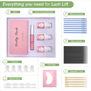 Kit <span class=keywords><strong>de</strong></span> Lifting <span class=keywords><strong>de</strong></span> Pestañas con Queratina para Marca Privada, Set Vegano para Lifting y Permanente <span class=keywords><strong>de</strong></span> Pestañas, Laminación con Logo - Product Image 2