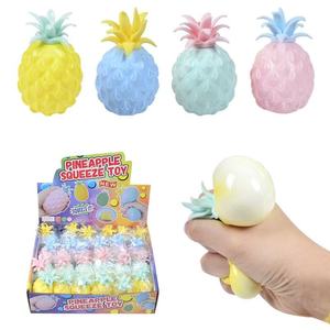 Nouveau jouet anti-stress en TPR en forme d'ananas mignon, jouet à presser à rebond lent pour adultes, nouveauté - Product Image 1
