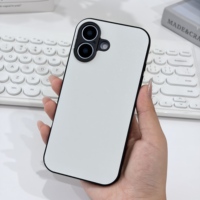 Coque de téléphone personnalisée 2D par sublimation, vierge, en TPU, PC et plaque d'aluminium, pour impression par transfert thermique, compatible iPhone 17 18 Pro Max