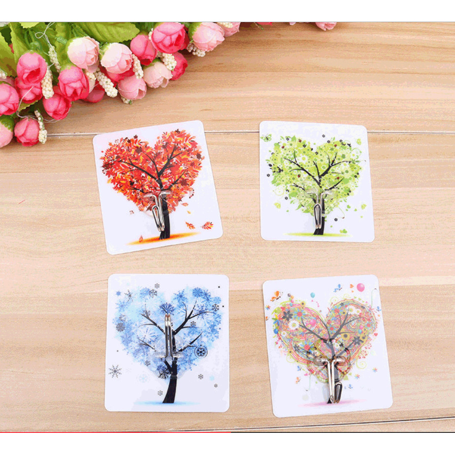 Ganchos estampados, color aleatorio, 7,8*8 cm