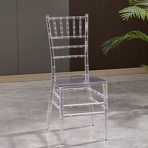 2024 nouveau Design empilable en plastique Lucent <span class=keywords><strong>chaises</strong></span> résine cristal clair <span class=keywords><strong>chaises</strong></span> <span class=keywords><strong>transparentes</strong></span> pour hôtel Banquet <span class=keywords><strong>de</strong></span> mariage - Product Image 4