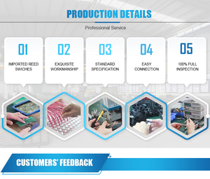 สวิตช์ลูกลอยสแตนเลสแบบติดด้านข้าง SS เครื่องมือวัดระดับน้ำแบบดัมพ์ - Product Image 3
