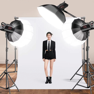 Kit di 3 Faretti LED da 100W per Illuminazione <span class=keywords><strong>Studio</strong></span> Fotografico, Luce Diurna per <span class=keywords><strong>Studio</strong></span> Professionale Audio-Video - Product Image 1