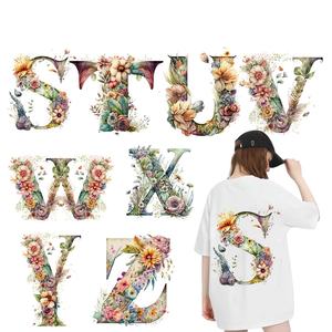 Autocollants thermocollants personnalisés en gros imprimés par transfert numérique direct (DTF), lavables et durables, en PET, pour t-shirts, motif lettres - Product Image 3