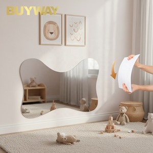 <span class=keywords><strong>Soporte</strong></span> de baño autoadhesivo de pie de lujo completo para sala de estar irrompible Vintage Flexible largo piso grande <span class=keywords><strong>espejo</strong></span> de <span class=keywords><strong>cuerpo</strong></span> completo - Product Image 6