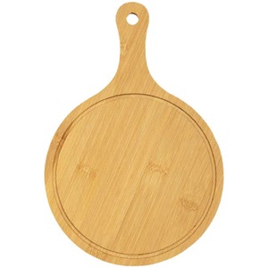 Bandeja de Madera Sólida para Pizza, Bandeja para Hornear Filetes, Plato para Pastel, Postre, Fruta, Pan, Color Bambú, Bandejas para Servir de Uso Doméstico - Product Image 5