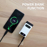 Nouvelle Banque d'alimentation multifonction R8 avec projection sans fil et mini clavier laser virtuel avec support