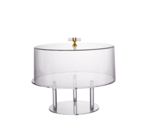 Yuvarlak Şeffaf Akrilik Servis Kek Kutusu <span class=keywords><strong>Stand</strong></span>ı, Kapaklı, Ev Dekorasyonu, Düğün, Doğum Günü Partisi İçin - Product Image 4