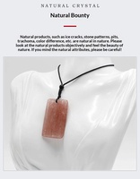 Collier en pierre naturelle d'améthyste semi-précieuse avec pendentif rectangulaire poli, chaîne de pull, bijoux décontractés à faire soi-même