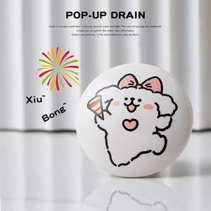 Bonito tapón de desagüe Poppy de 3,5 pulgadas con ajuste por compresión, fácil instalación para desagües de fregadero y suelo - Product Image 2