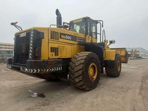 Cargadora de ruedas Komatsu WA500 usada de alta calidad, precio al por mayor competitivo, Motor de bomba de motor enfocado - Product Image 2