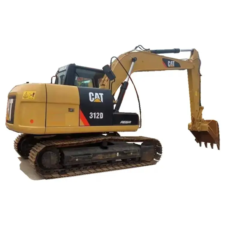 Caterpillar 312D Cat 312D 312 ekskavator bekas Produsen menyediakan 12 Ton penggali cat312 cat312d penggali perayap hidrolik