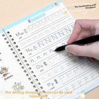 Cahier de traçage magique réutilisable personnalisé pour la calligraphie, cahier de pratique de l'écriture à rainures promotionnel pour l'éducation précoce