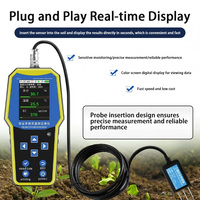 Capteur de sol multi-paramètres portable RS485, testeur de sol pour la surveillance en temps réel de la température, de l'humidité/EC/pH/NPK