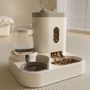 Automatic Pet Food <b>Feeders</b> Water Dispenser 2 in 1 Dog <b>Cat</b> Bowls Drinking Fountain Feeding Station - Product Image 3