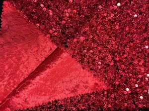 Tela de Lentejuelas Brillantes de Poliéster 100% Tejida Profesional de Fábrica, Resistente a la Abrasión, con Lentejuelas Teñidas - Product Image 4