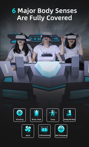 Atracciones de Entretenimiento para Parques Interiores, Películas de Realidad Virtual, Máquina de Juegos de Realidad Virtual para 6 Jugadores, Silla de Realidad Virtual 6Dof, Simulador de Cine 9D VR - Product Image 2