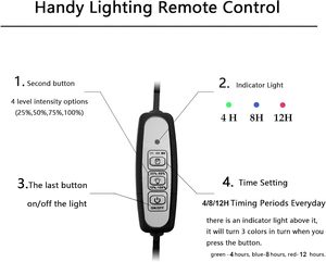 Aquariumverlichting Volledig spectrum LED Timer Automatisch aan/uit Hout Betta <span class=keywords><strong>Aquarium</strong></span> Binnenplantengroei Potplanten Succulent Miniatuur - Product Image 5