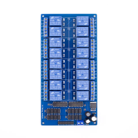 Penjualan Laris Papan Antarmuka Modul Relay Solid State 5V/12V 16 Saluran Perlindungan Optocoupler dengan Relay LM2575