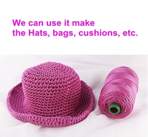 <span class=keywords><strong>Hilo</strong></span> <span class=keywords><strong>de</strong></span> seda helada para macramé DIY, tejido a mano, para prendas, cojines, mantas, bolsos <span class=keywords><strong>de</strong></span> ganchillo, lana brillante hueca - DIY versátil - Product Image 5