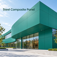 Panneau composite en acier de 4 mm pour revêtement de portes de meubles