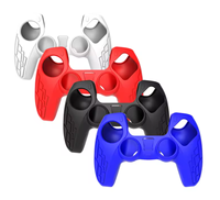 Coque en silicone pour PS5 Gamepad Coque de protection en caoutchouc pour PS5 Controller Cover