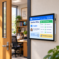 10,1 15,6 21,5 23,8 Zoll Wandmontierte Touchscreen-Digitalanzeigen mit Integriertem CMS für Schulen, Klassenzimmer, Einkaufszentren & Flughäfen