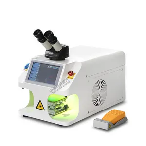 Trang Sức Hàn Laser 100W Máy Hàn Trang Sức Cầm Tay Cho Bông Tai Vòng Cổ Bạc Vàng